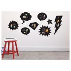 Magnetic Chalkboard Decals - Super Heroes - Age 3+