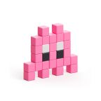 3D Magnetic Pixel Art Set - Pink - 16 pcs