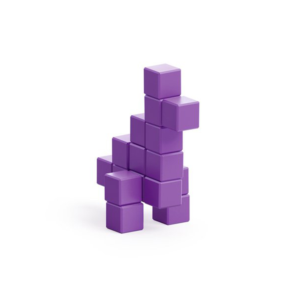 50 pc set of 3D magnetic pixel art cubes