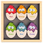 Chick n' Eggs - Bilingual Color-Matching Puzzle
