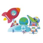 2 in 1: 32pc Space Puzzle & Play Set
