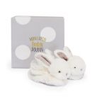 Plush Bunny Slippers - 0 to 6 Months
