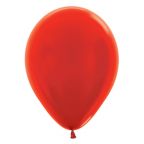 Latex Balloon - Metallic Red - 5"