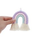 Small Macrame Rainbow Craft Kit - Pastel