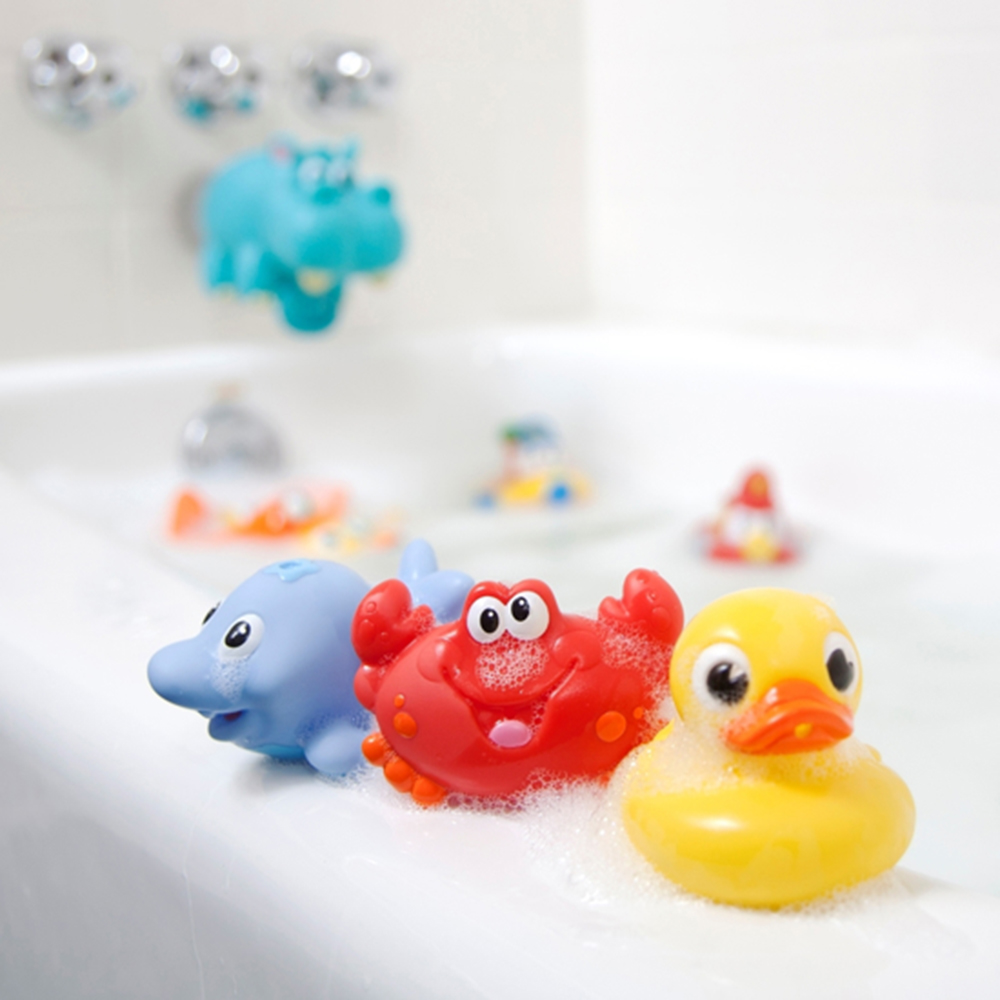 Set Of 10 Squirting Bath Toys 