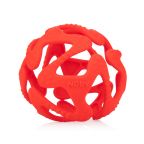 Silicone Teether Ball - Red