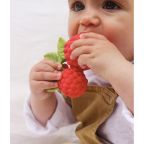 Natural Rubber Teether - Raspberry