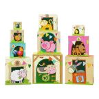 Farm Friends Stacking Cubes