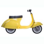 Vespa-Style Ride-on Scooter - Yellow