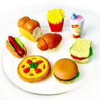 Fast Food - Japanese Puzzle Erasers