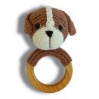 Crochet Puppy Rattle