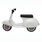 Vespa-Style Ride-on Scooter - White