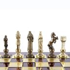 Luxury Renaissance Chess Set - Red