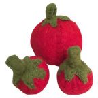 Felted Wool Tomatoes - Small