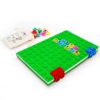 Large Journal with Clip-on Cubes: Green