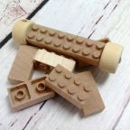 Wooden Interlocking Bricks - 24 pieces