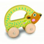 Wooden Hedgehog Push Toy